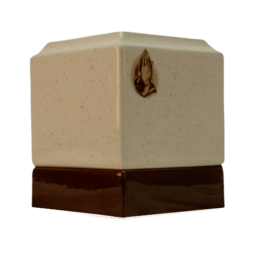 Christian Ceramic Cremation Urn