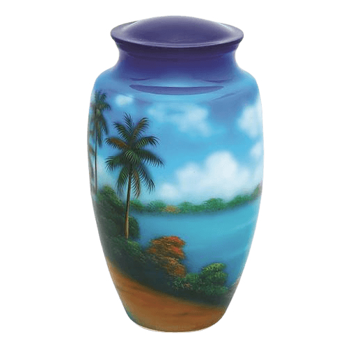 Palm Paradise Cremation Urn