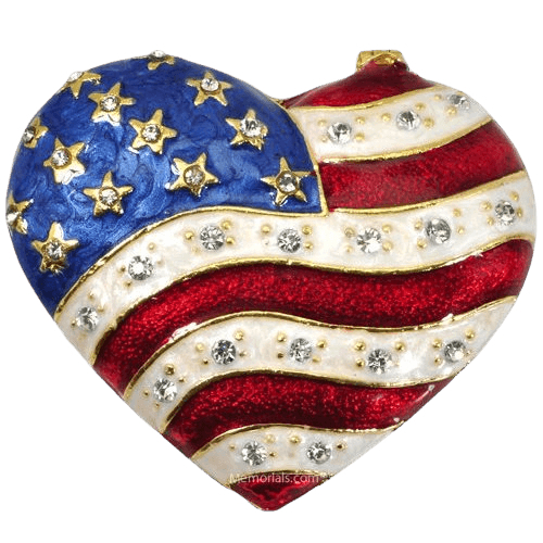 Patriotic Keepsake Urn