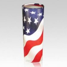 Patriotic Pet Scattering Urn