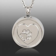 Paw Cremation Necklace