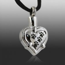 Paw Heart Cremation Jewelry