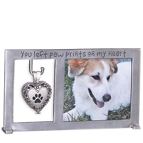 Paw Heart Keepsake Urn Frame