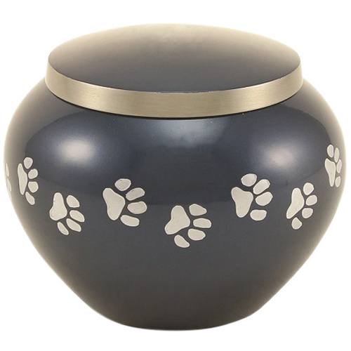 Paw Print Moonlight Large Pet Urn