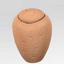 Paw Print Sand Small Biodegradable Urn