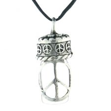 Peace Pet Ash Urn Necklace