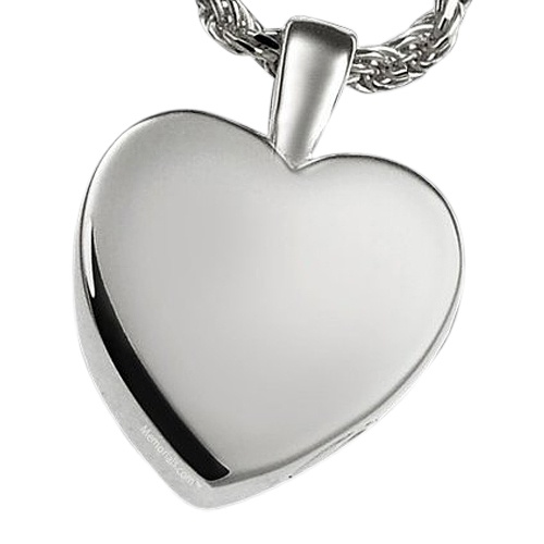 Peaceful Heart Cremation Pendant