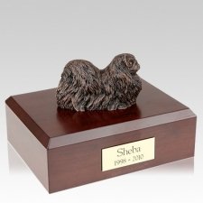 Pekingese Bronze Dog Urns