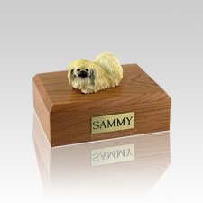 Pekingese Laying Small Dog Urn