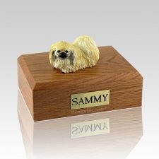 Pekingese Laying X Large Dog Urn