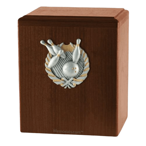 Perfect Strike Walnut Cremation Urn