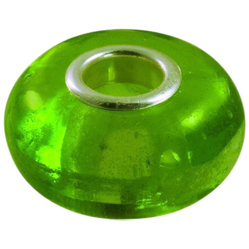 Peridot Elegance Cremation Ash Bead