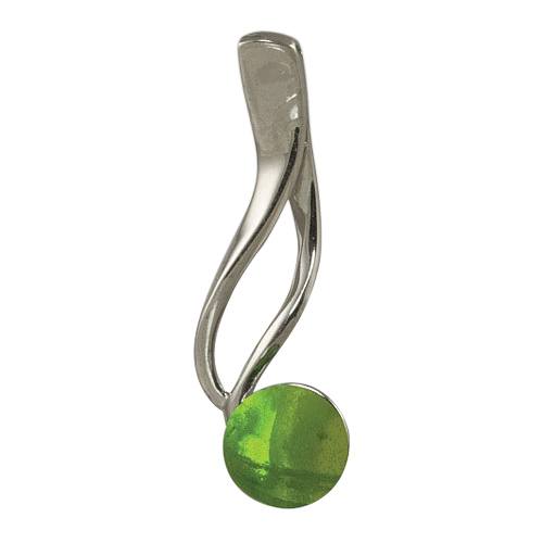 Peridot Tune Cremation Ash Pendant