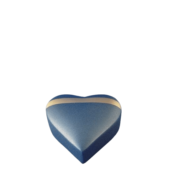 Periwinkle Elite Heart Keepsake Urn