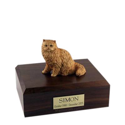 Persian Orange Medium Cat Cremation Urn