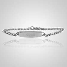 Pet Small Cremation Ashes Bracelet