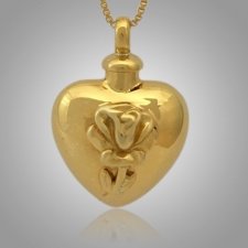 Pet Tulip Heart Cremation Pendant II