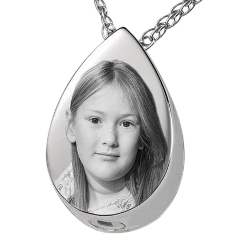 Amazon.com: 925 Sterling Silver Cremation Jewelry Memorial CZ Teardrop  Ashes Keepsake Urns Pendant Necklace for urn Necklaces Ashes Jewelry Gifts  (Blue) : Clothing, Shoes & Jewelry