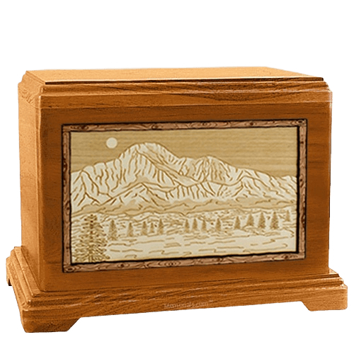 Pikes Peak Mahogany Hampton Cremation Urn