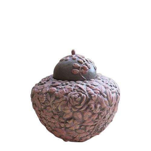 Pink Bloom Small Pet Cremation Urn