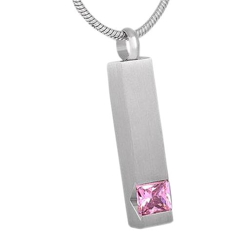 Pink Cremation Necklace