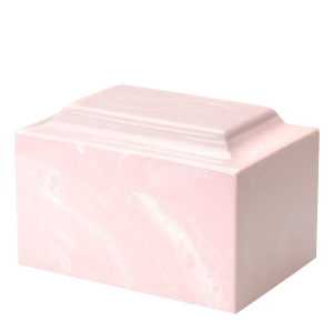Pink Marble Keepsake Cremation Urn