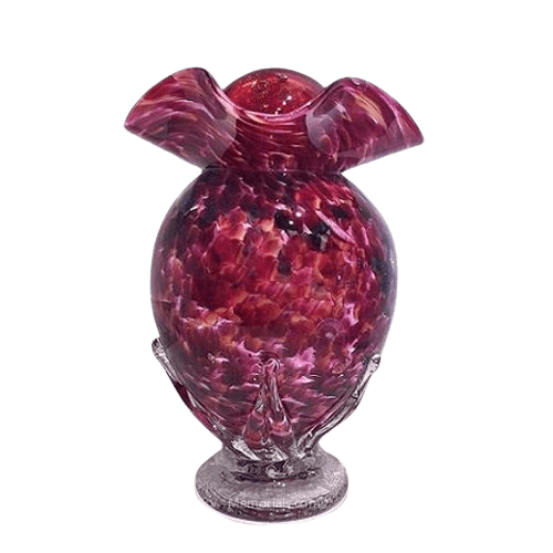 Pinkaloros Glass Cremation Urn