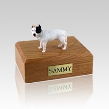 Pit Bull Terrier White Large Dog Urn