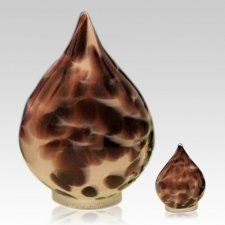 Plum Tear Glass Pet Urns