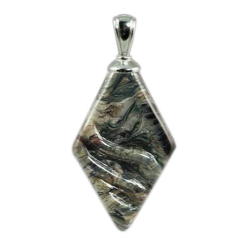 Pluto Rhombus Cremation Ash Pendant