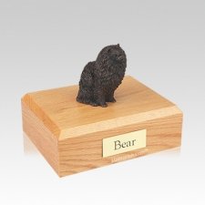 Pomeranian Bronze Medium Dog Urn