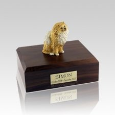 Pomeranian Brown Medium Dog Urn