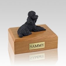 Poodle Black Large Dog Urn