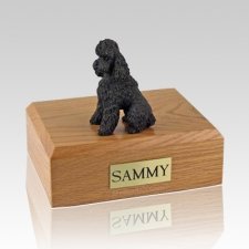 Poodle Chocolate Sport Cut Dog Urns