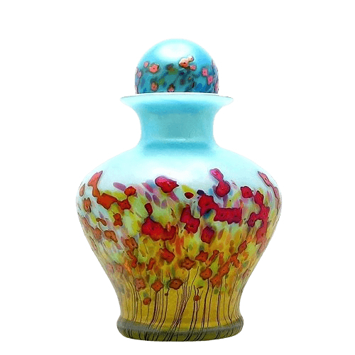 Poppy Glass Cremation Urn