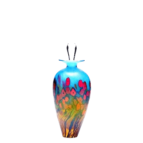 Poppy Glass Keepsake Cremation Urn