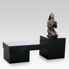 Prayer Cemetery Bench