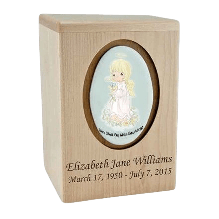 Precious Moments Blonde Girl Child Urns