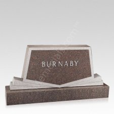 Prisms Companion Granite Headstone