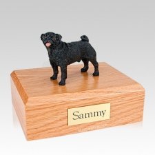 Pug Black Large Dog Urn