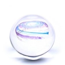 Purple & Sky Blues Galaxy Memory Glass Keepsake