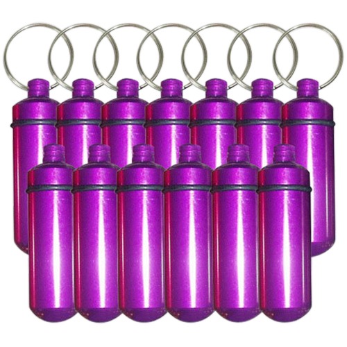 Purple Cremation Discount Keychains