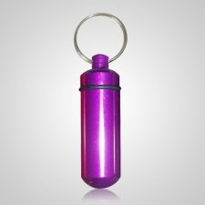 Purple Pet Keepsake Keychain