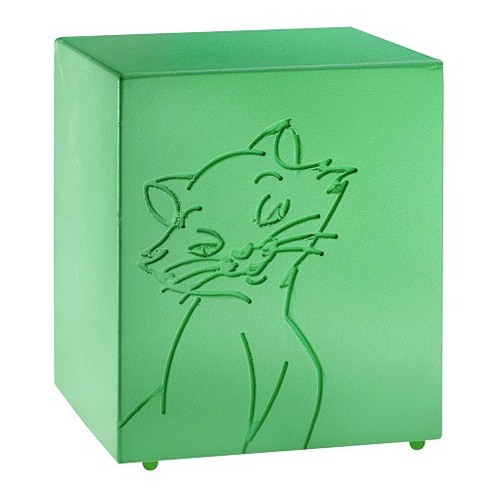 Purring Green Cat Urn