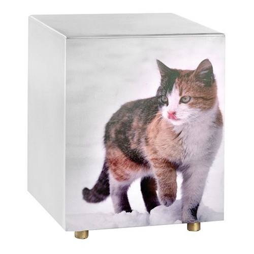 Purring Portrait Cat Urn