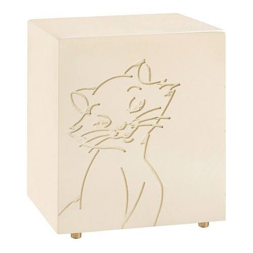 Purring Tan Cat Urn