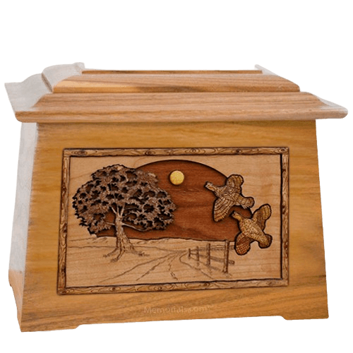 Quail Oak Aristocrat Cremation Urn