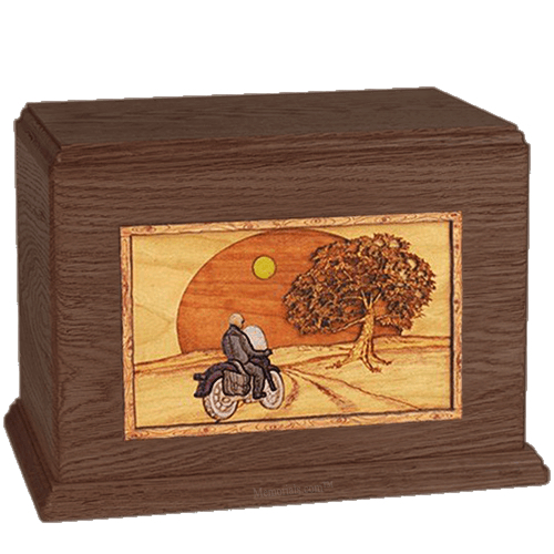 Riding Home Walnut Companion Urn