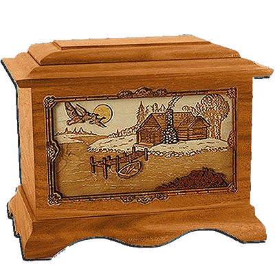 Rustic Paradise Cremation Urns For Two