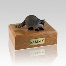 Raccoon Medium Cremation Urn